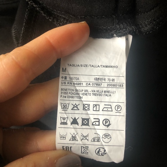 United Colors of Benetton black dress ankle pants - Picture 4 of 7